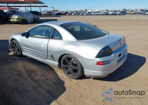 2000 Mitsubishi Eclipse Gt из США, поврежденный, VIN 4A3AC54L2YE074223